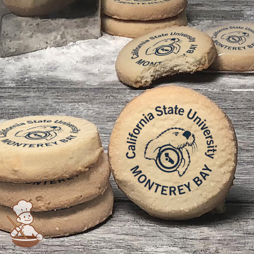 Go CSUMB Otters Cookies (Round Unfrosted)