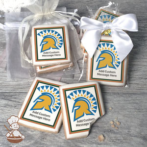Go San Jose State Spartans Custom Message Cookies (Rectangle)