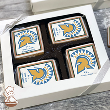 Load image into Gallery viewer, Go San Jose State Spartans Cookie Gift Box (Rectangle)