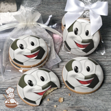 Soccer Ball Cookies (Round)