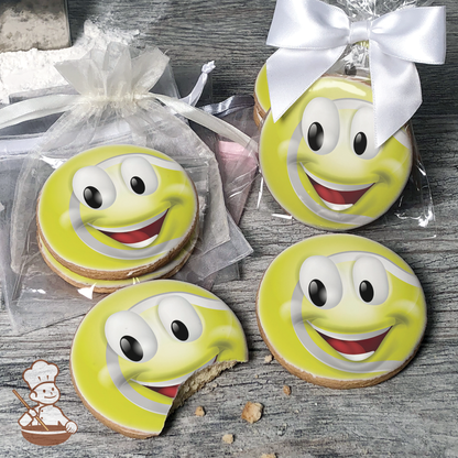 Tennis Ball Cookies (Round)