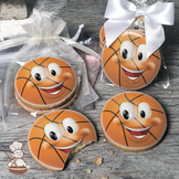 Basketball Cookies (Round)