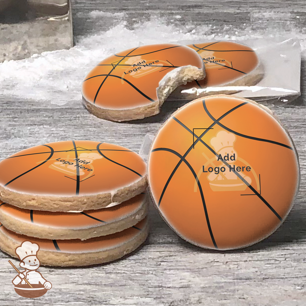 Basketball Logo Cookies (Round)