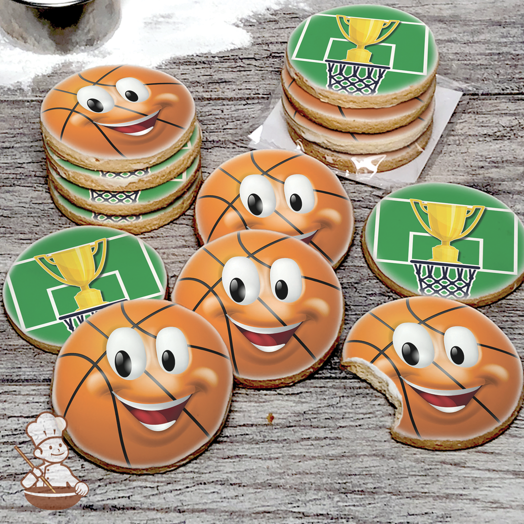 Basketball Cookie Set (Round)