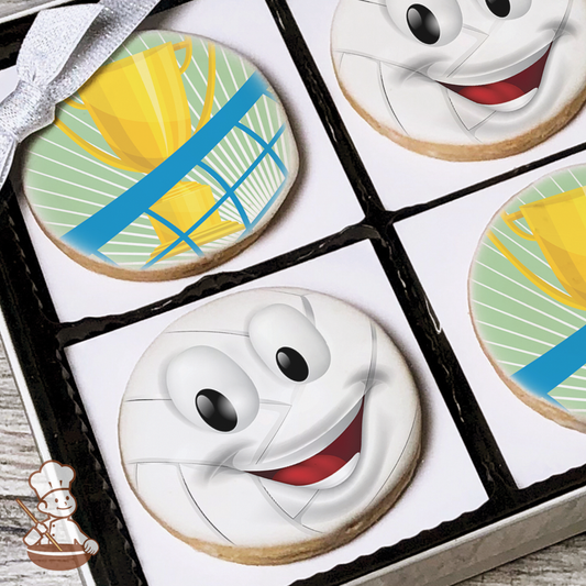 Volleyball Cookie Gift Box (Round)