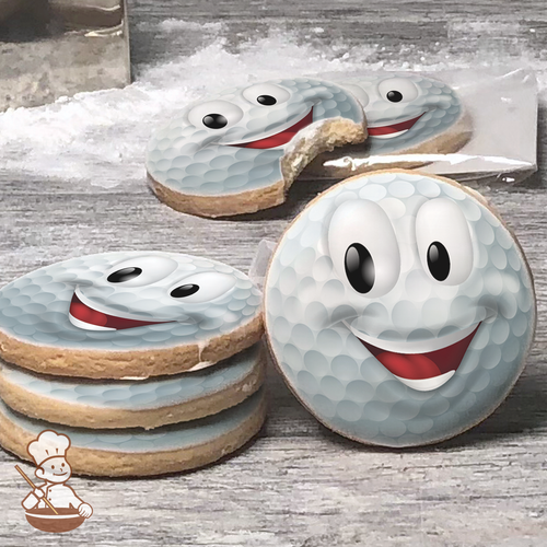 Golf Ball Cookies (Round)