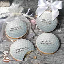 Load image into Gallery viewer, Golf Ball Custom Message Cookies (Round)