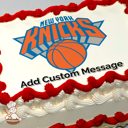 NBA New York Knicks Photo Cake