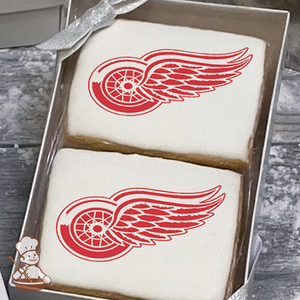 NHL Detroit Red Wings Cookie Gift Box (Rectangle)