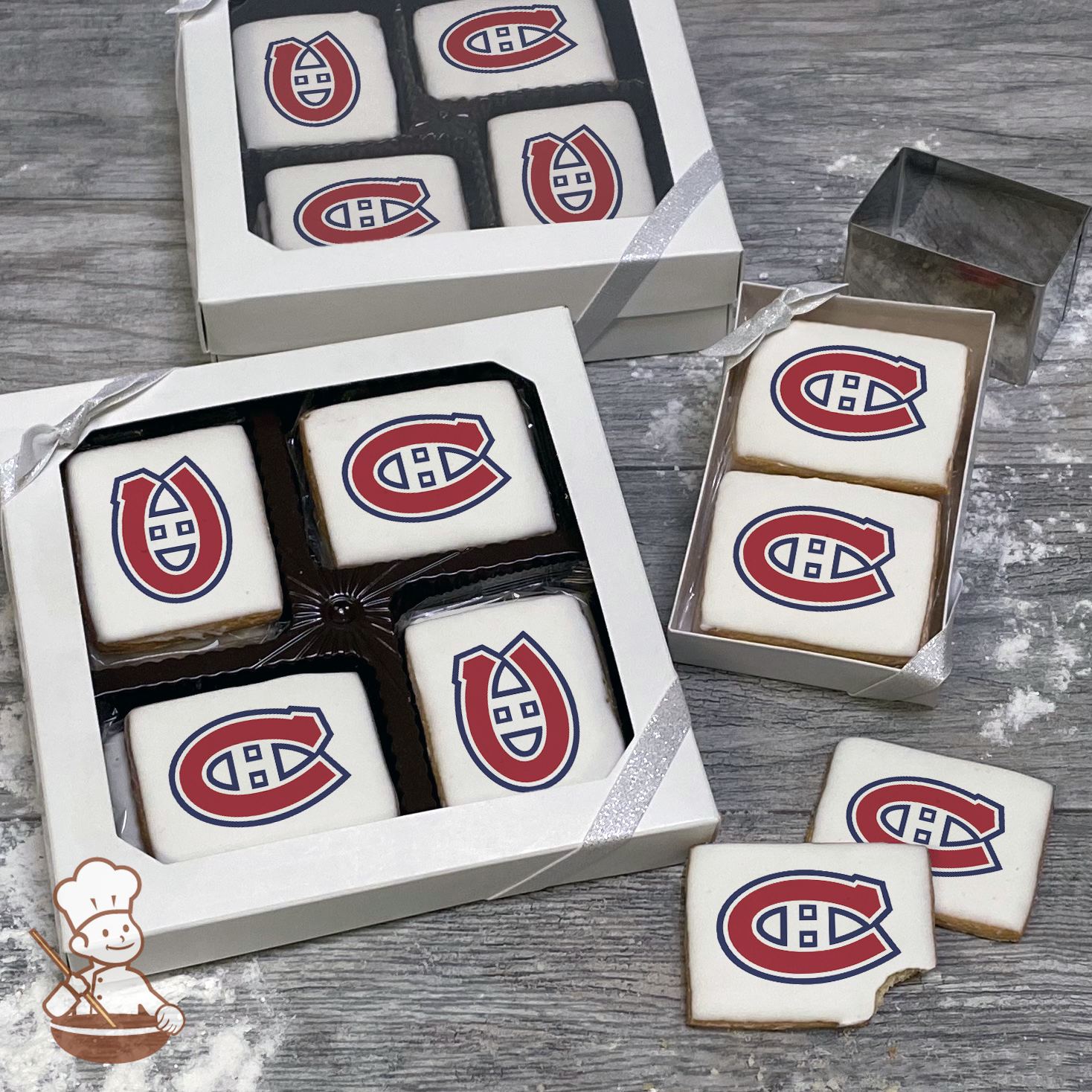 NHL Montreal Canadiens Cookie Gift Box Freedom Bakery