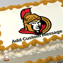 Load image into Gallery viewer, NHL Ottawa Senators Photo Cake