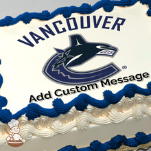 Load image into Gallery viewer, NHL Vancouver Canucks Photo Cake