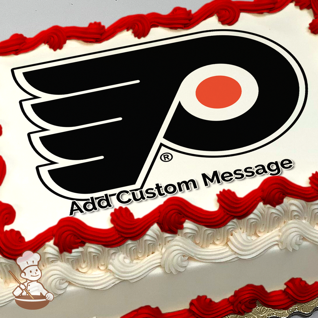 NHL Philadelphia Flyers Photo Cake