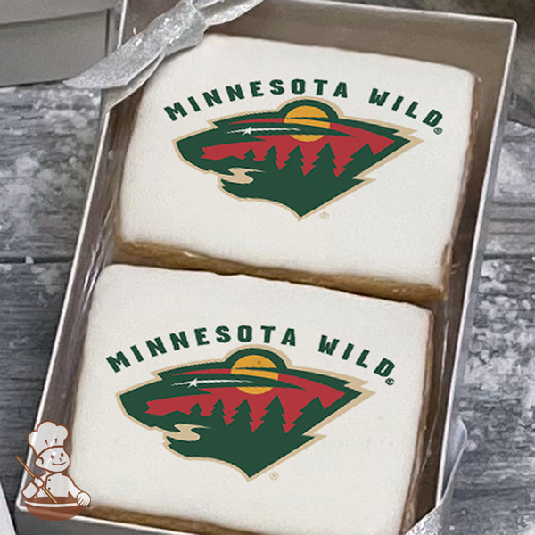 NHL Minnesota Wild Cookie Gift Box (Rectangle)