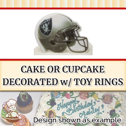 NFL Team Helmet-Oakland Raiders Rings (free design)