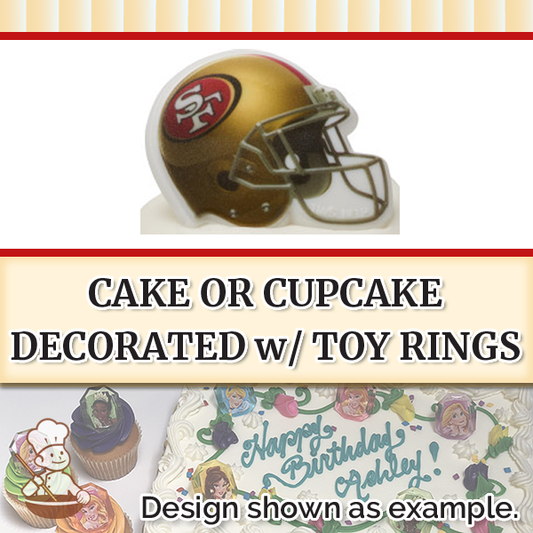 NFL Team Helmet-San Francisco 49ers Rings (free design)