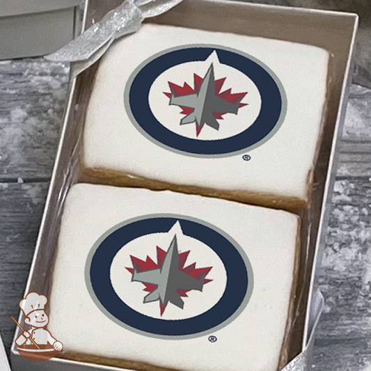 NHL Winnipeg Jets Cookie Gift Box (Rectangle)
