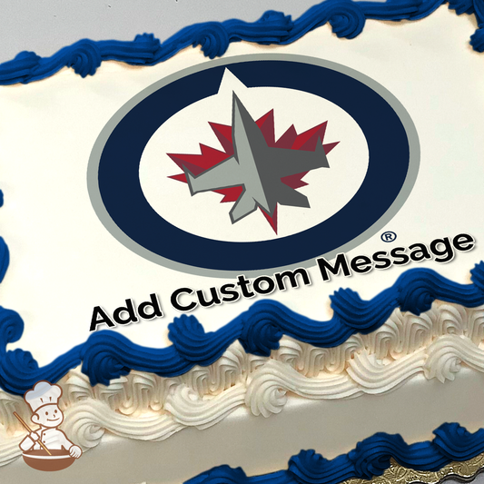NHL Winnipeg Jets Photo Cake