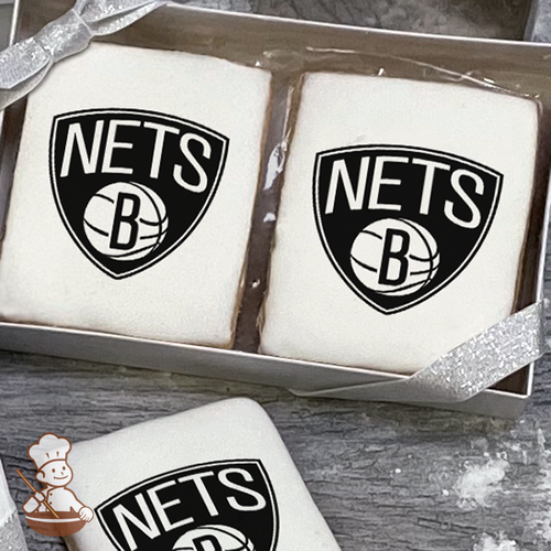 NBA Brooklyn Nets Cookie Gift Box (Rectangle)