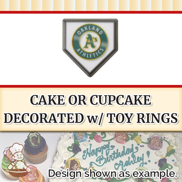 MLB Oakland Athletics Home Plate Rings (free design)