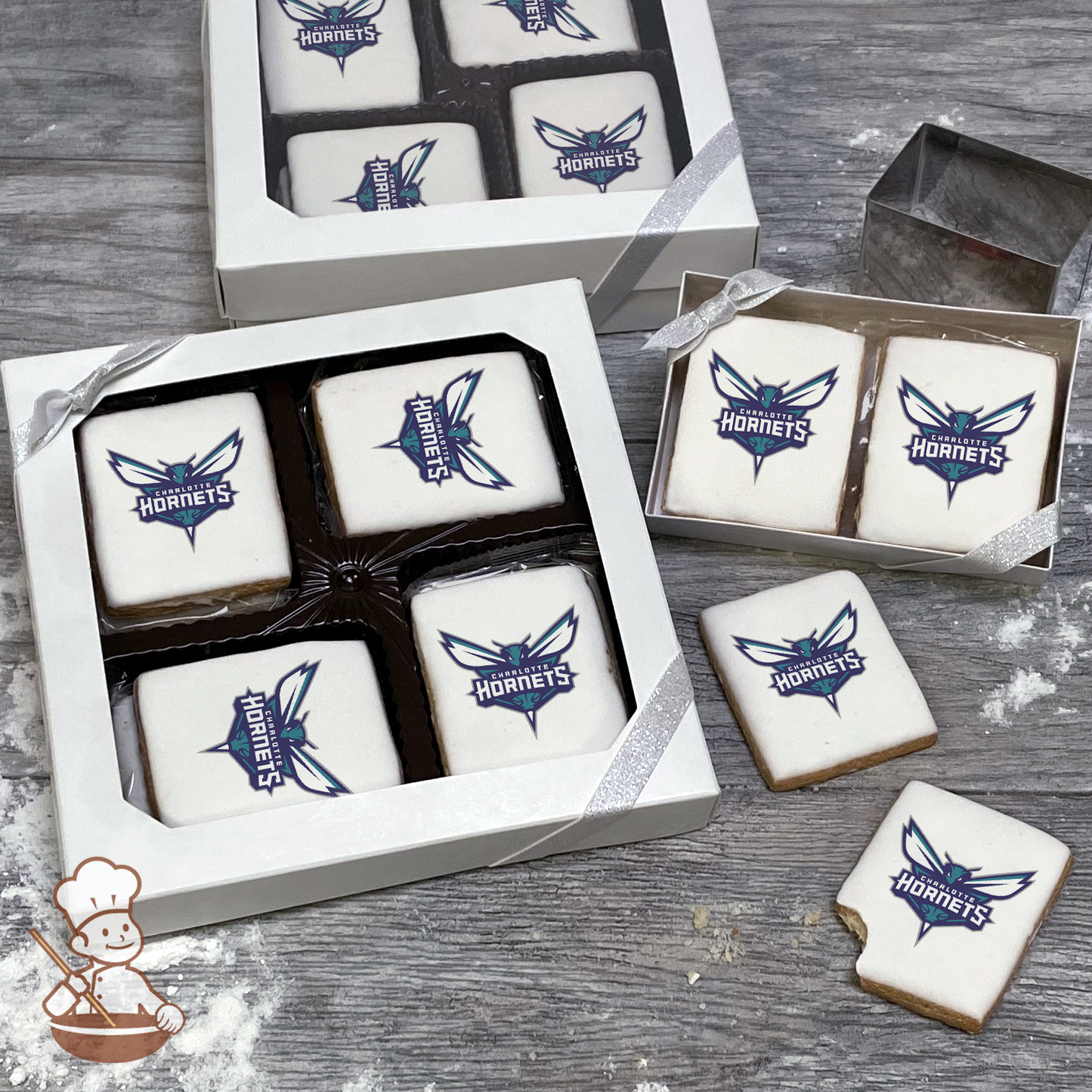 NBA Charlotte Hornets Cookie Gift Box (Rectangle)