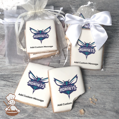 NBA Charlotte Hornets Custom Message Cookies (Rectangle)