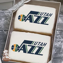 Load image into Gallery viewer, NBA Utah Jazz Cookie Gift Box (Rectangle)