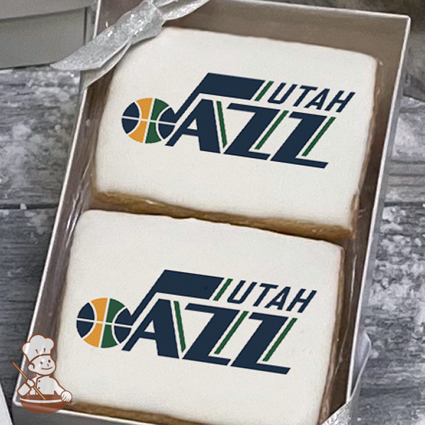 NBA Utah Jazz Cookie Gift Box (Rectangle)