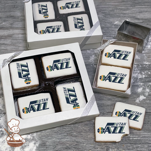 NBA Utah Jazz Cookie Gift Box (Rectangle)