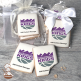 NBA Sacramento Kings Custom Message Cookies (Rectangle)