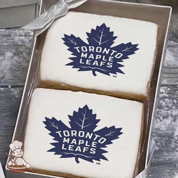 NHL Toronto Maple Leafs Cookie Gift Box Freedom Bakery