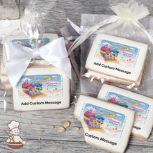 Load image into Gallery viewer, Shimmer and Shine Sweet and Sparkly Custom Message Cookies (Rectangle)