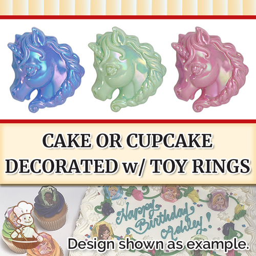 Iridescent Unicorn Rings (free design)