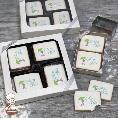 Mom To Be Cookie Gift Box (Rectangle)