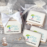 Mom To Be Custom Message Cookies (Rectangle)
