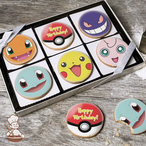 Face the Pokémon Cookie Gift Box (Round)