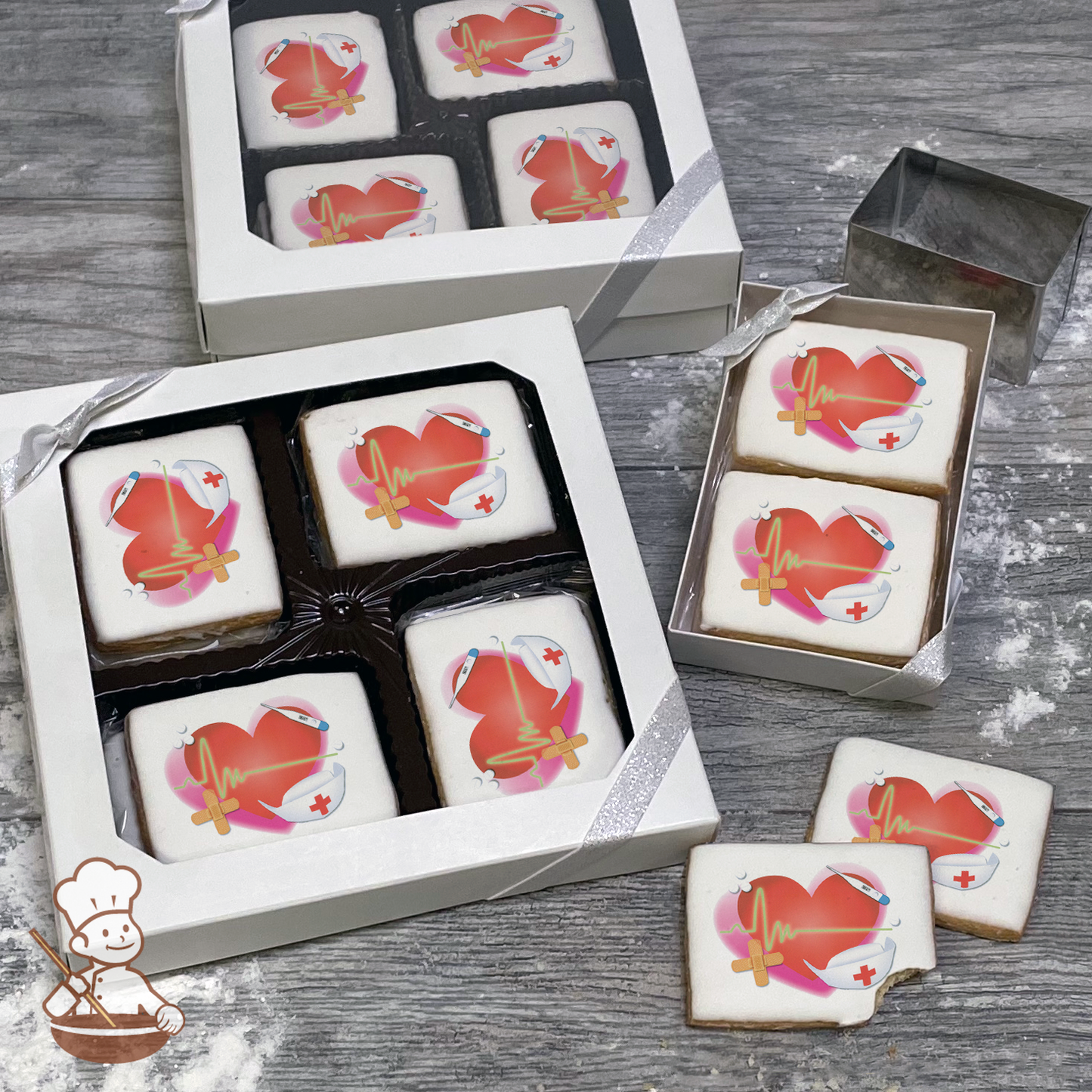 Nurse Cookie Gift Box (Rectangle)