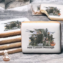 Load image into Gallery viewer, Star Wars Rogue One Rebel Alliance Custom Message Cookies (Rectangle)