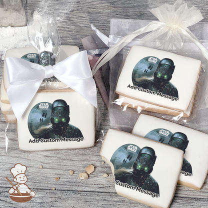 Star Wars Rogue One Death Trooper Custom Message Cookies (Rectangle)