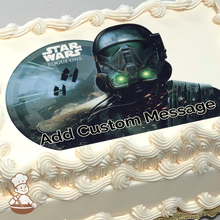 Load image into Gallery viewer, Star Wars Rogue One Death Trooper Photo Cake