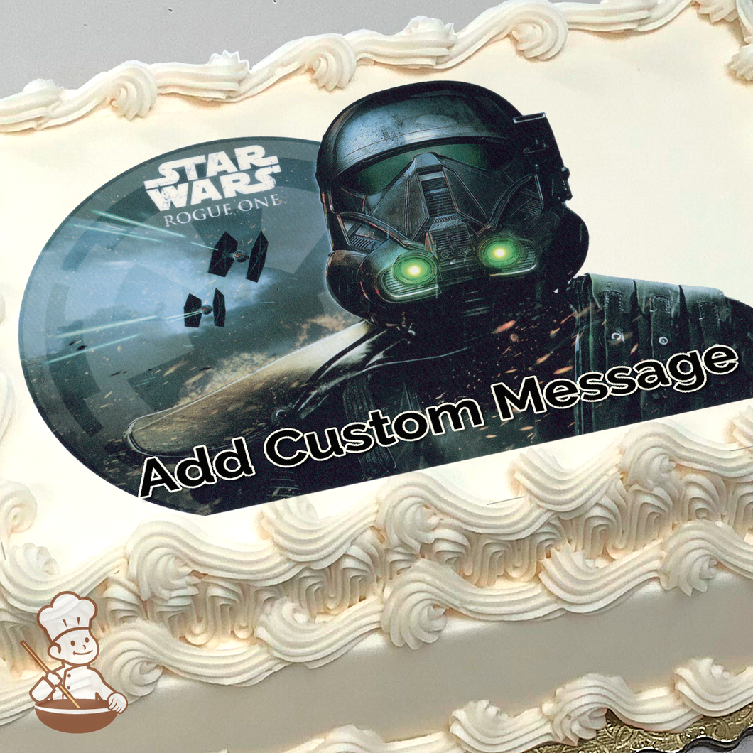 Star Wars Rogue One Death Trooper Photo Cake