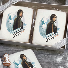 Load image into Gallery viewer, Star Wars Rogue One Rebel Leader Cookie Gift Box (Rectangle)
