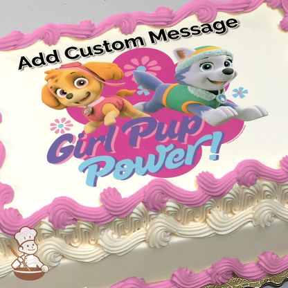 PAW Patrol Girl Pup Power Photo Cake