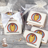 Marvels Avengers Iron Man Icon Custom Message Cookies (Rectangle)
