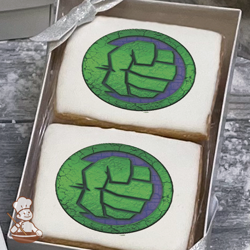 Marvels Avengers Hulk Icon Cookie Gift Box (Rectangle)