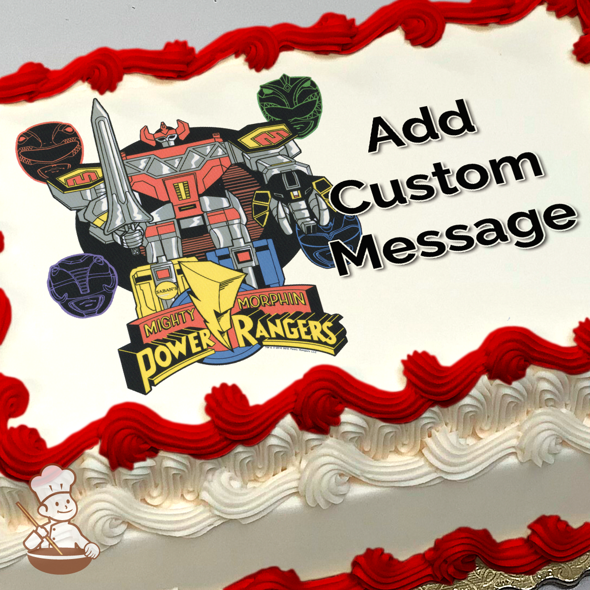 Power Rangers Go Go Power Rangers Photo Cake – Freedom Bakery