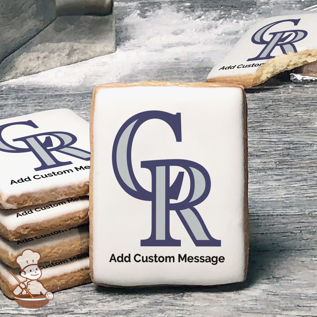 MLB Colorado Rockies Custom Message Cookies – Watsonville & Monterey