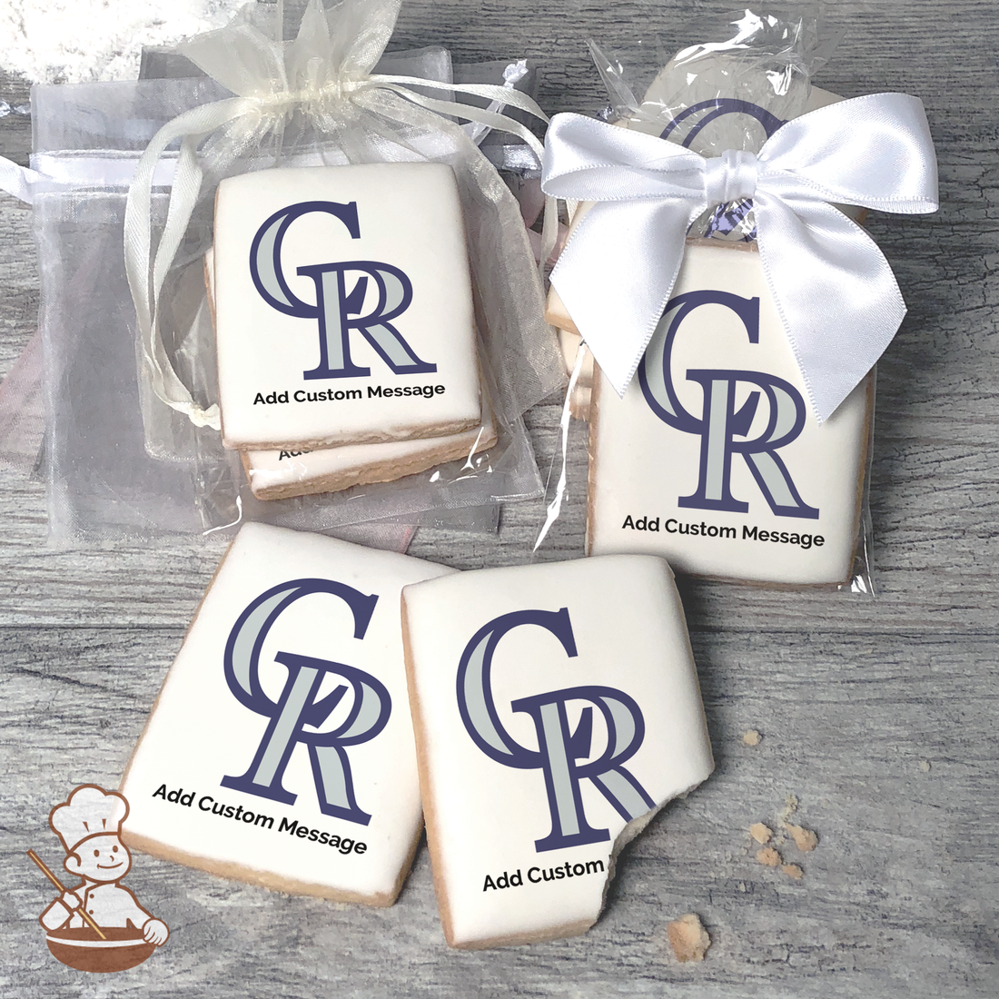 MLB Colorado Rockies Custom Message Cookies – Watsonville & Monterey