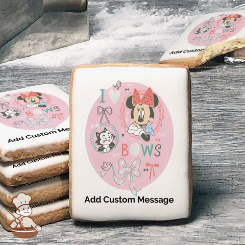 Disney Baby Baby Minnie Custom Message Cookies (Rectangle)