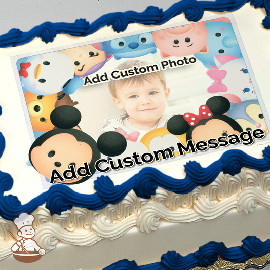 Disney Tsum Tsum Pic of the Day Custom Photo Cake